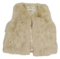 Smotanová kožušinová podšitá vesta Matalan