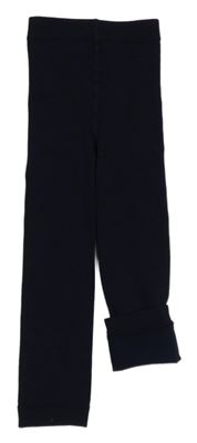 Tmavomodré punčochové themo legíny