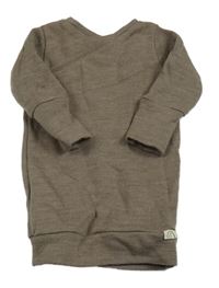 Hnědé vlněné triko 