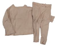 2set - Světlerůžový svetr + kamaše Zara