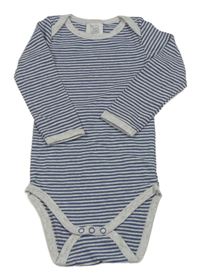 Tmavomodro-šedé pruhované body Pocopiano