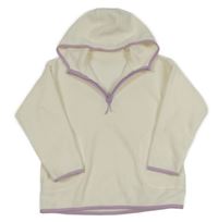 Smotanová fleecová mikina s kapucňou Dunnes