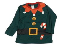 Tmavozelené triko - Elf H&M