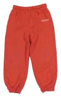 Červené tepláky s logem Adidas