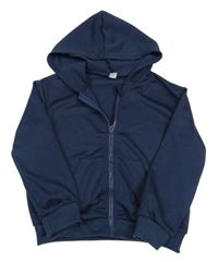 Tmavomodrá prepínaci športová mikina s kapucňou Shein