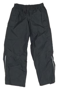 Tmavosivé šušťákové funkčné nohavice Crivit