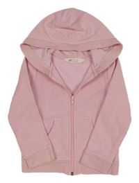 Svetloružová prepínaci mikina s kapucňou H&M