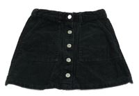 Čierna menšestrová prepínaci sukňa ZARA