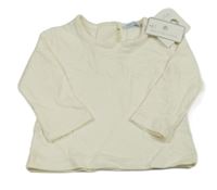 Nové - smetanové triko Pitter Patter 