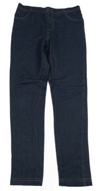 Tmavomodré legíny riflového vzhledu PRIMARK