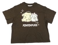 Tmavohnedé tričko s Pompompurin H&M