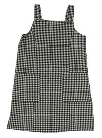 Čierno-sivé kockované šaty H&M