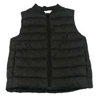 Čierna šušťáková zateplená vesta H&M