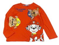 Červené triko s Paw Patrol Nickelodeon