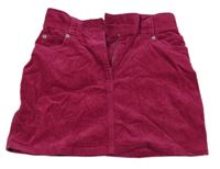 Fuchsiová menšestrová sukňa