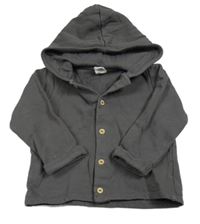 Tmavosivá prepínaci mikina s kapucňou zn. H&M