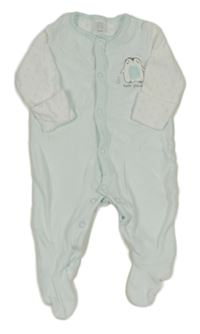 Mátovo-biely overal s tučňákem zn. Miniclub