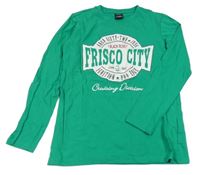 Zelené tričko s nápisom Chapter Young