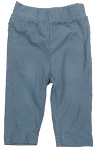 Modrošedé tregíny s volánky Ergee