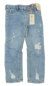 Nové - Světlemodré džegíny s prošoupáním River Island