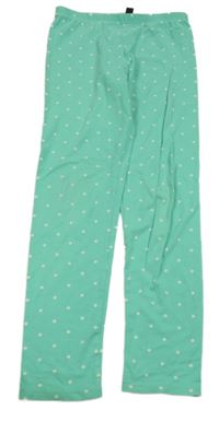 Zelené bodkovaná é legíny Tchibo