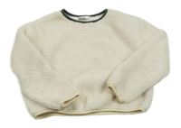 Smotanová chlpatá zateplená funkčná mikina Jack Wolfskin