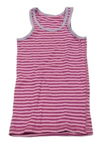 Fuchsiovo-ružový pruhovaný top Kiki&Koko