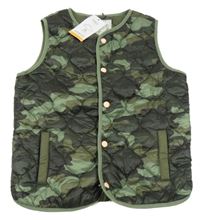 Nové - Army prošívaná šusťáková zateplená vesta M&S