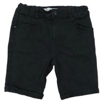 Čierne rifľové skinny kraťasy Denim Co.