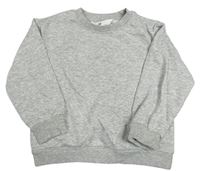 Svetlosivá melírovaná mikina H&M