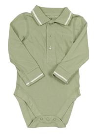 Khaki body s límečkem M&S