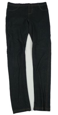 Černé tregíny riflového vzhledu Primark