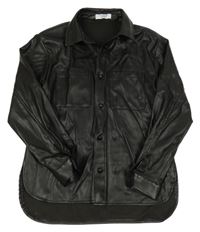 Černá koženková halenka Primark