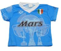 Modré sportovní tričko s nápisem 