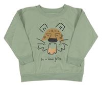 Zelená mikina s šelmou sfera