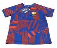 Nové - modro-vínové funkční fotbalové tričko - FC Barcelona