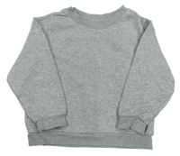 Sivá melírovaná mikina H&M