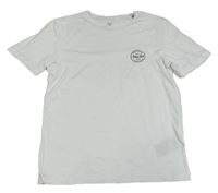 Bílé tričko s logem Jack & Jones