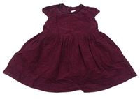Vínové menšestrové šaty Mamas&Papas