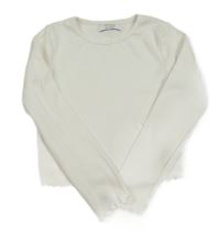 Bílé žebrované crop triko Primark