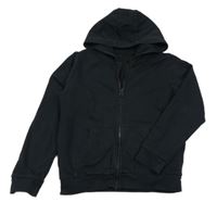 Čierna prepínaci mikina s kapucí zn.George