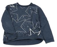 Tmavomodrá mikina s hviezdami C&A