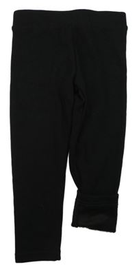 Čierne zateplené legíny Primark