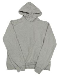 Svetlosivá melírovaná mikina s kapucňou H&M