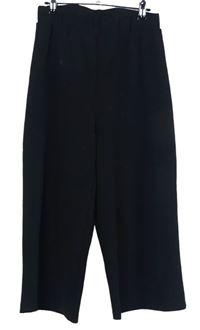 Dámske čierne culottes nohavice Jean Pascale
