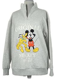 Dámska sivá mikina s Mickeym George