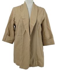 Dámský béžový sakový cardigán PrettyLittle Thing