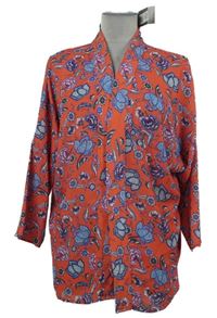 Nové - Dámsky korálový kvetovaný cardigán Primark