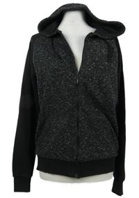 Pánska sivo-čierna prepínaci mikina s kapucňou Cedarwood State