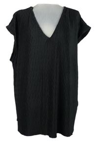 Dámská černá strukturovaná halenka Papaya 